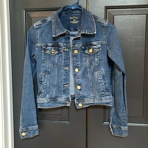 EUC Lilly Pulitzer Seaspray Denim Jacket